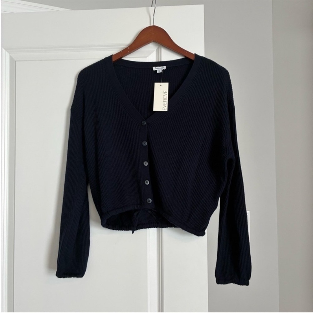 Evereve Splendid Navy Bella Cardigan - Picture 5 of 7